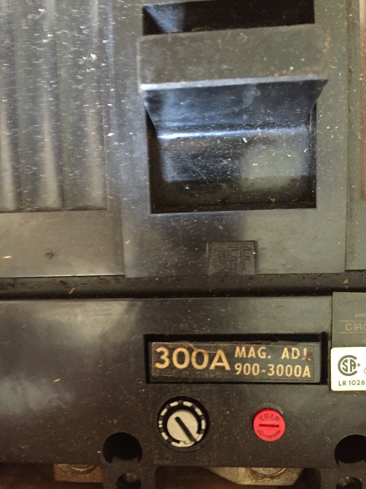 General Electric Tjk636f000 Circuit Breaker 300Amp 3-Pole 600Vac Tjk636300,Fa