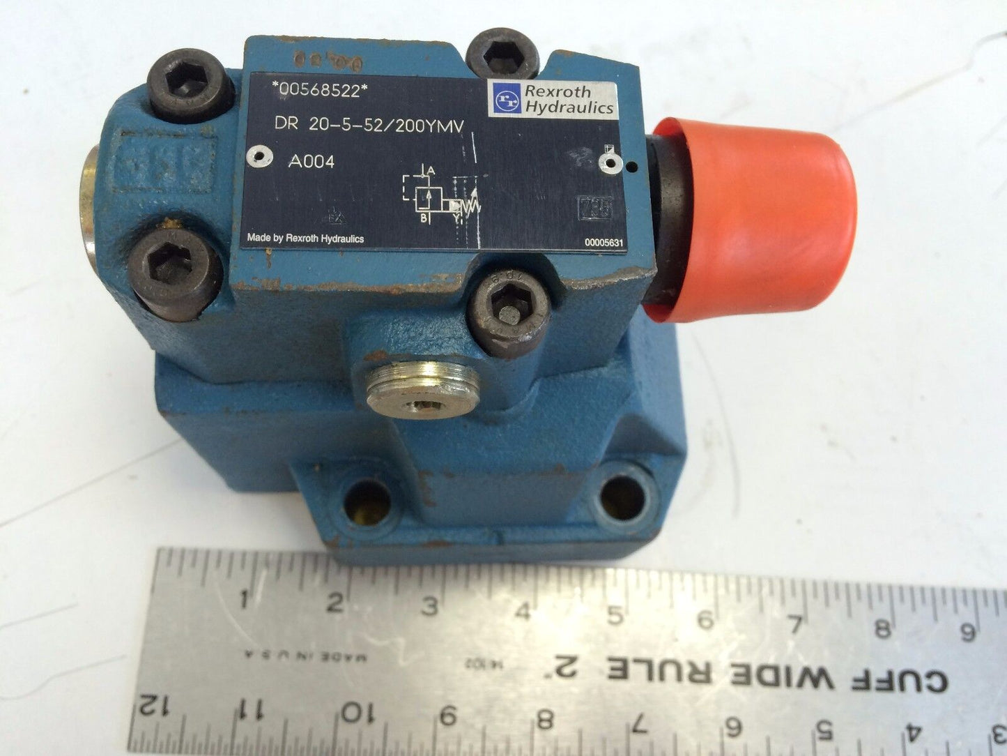 New Rexroth Dr 20-5-52/200Ymv A004 Hydraulic Valve 00568522 A004,Ap