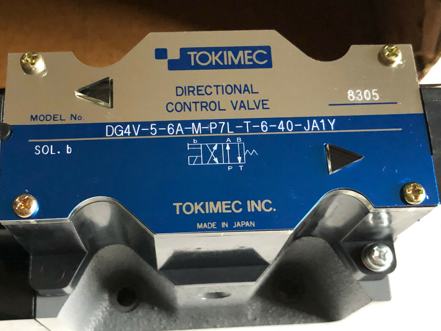New Tokimec Dg4v-5-6A-M-P7l-T-6-40-Ja1y,02-123800 Directional Control Valve,Tj