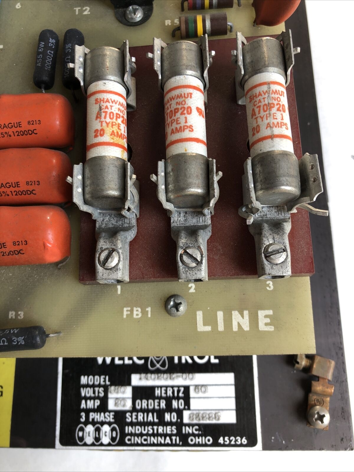 Welcotrol 14020E-00 Welco Analog Controller W/ 502-045-001 480V,Fc