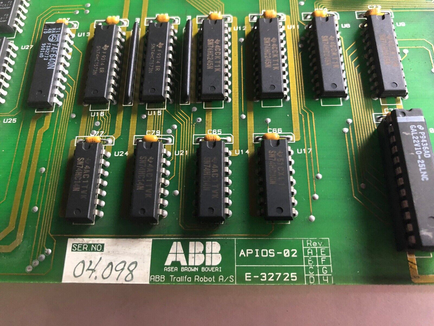 Abb Ios-02,Abb Apios-02,Abb E-32725 Output Control Board,Er