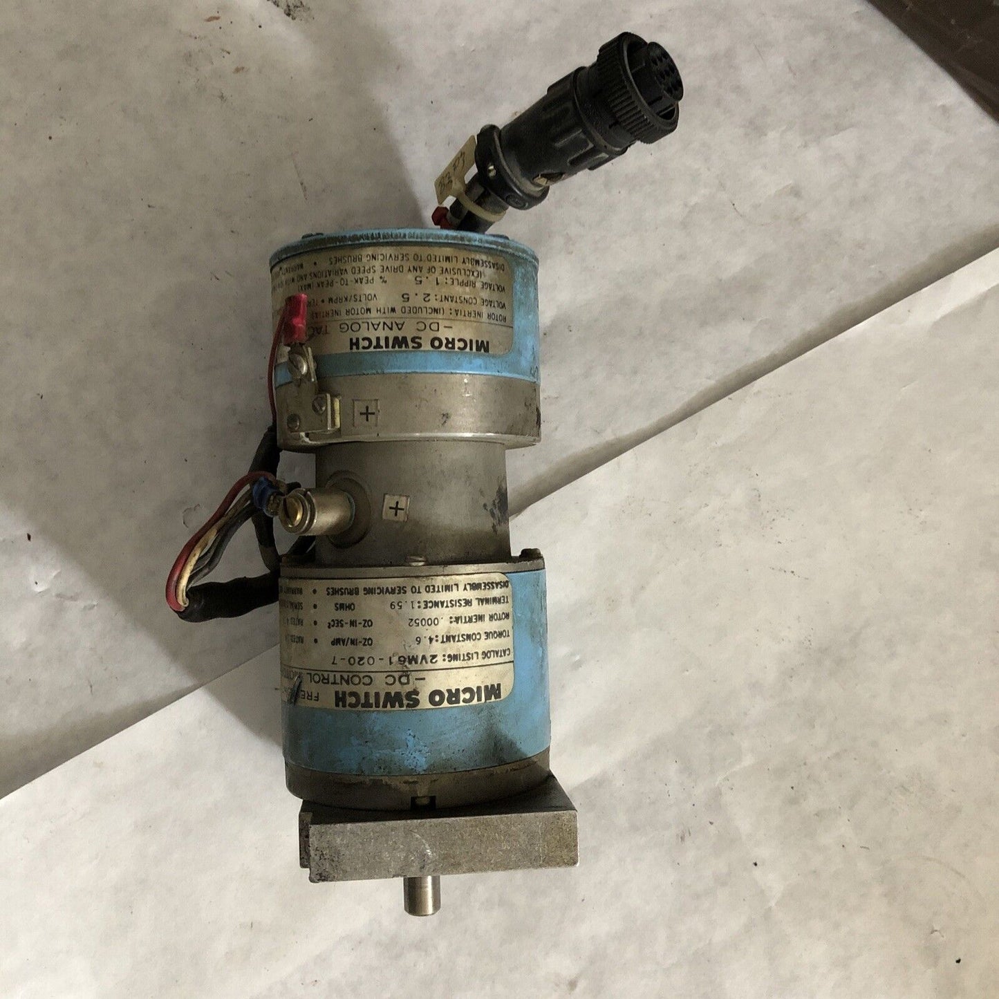Micro Switch 2Vm61-020-7 Dc Control Motor,Dc Analog Tachometer,Bw