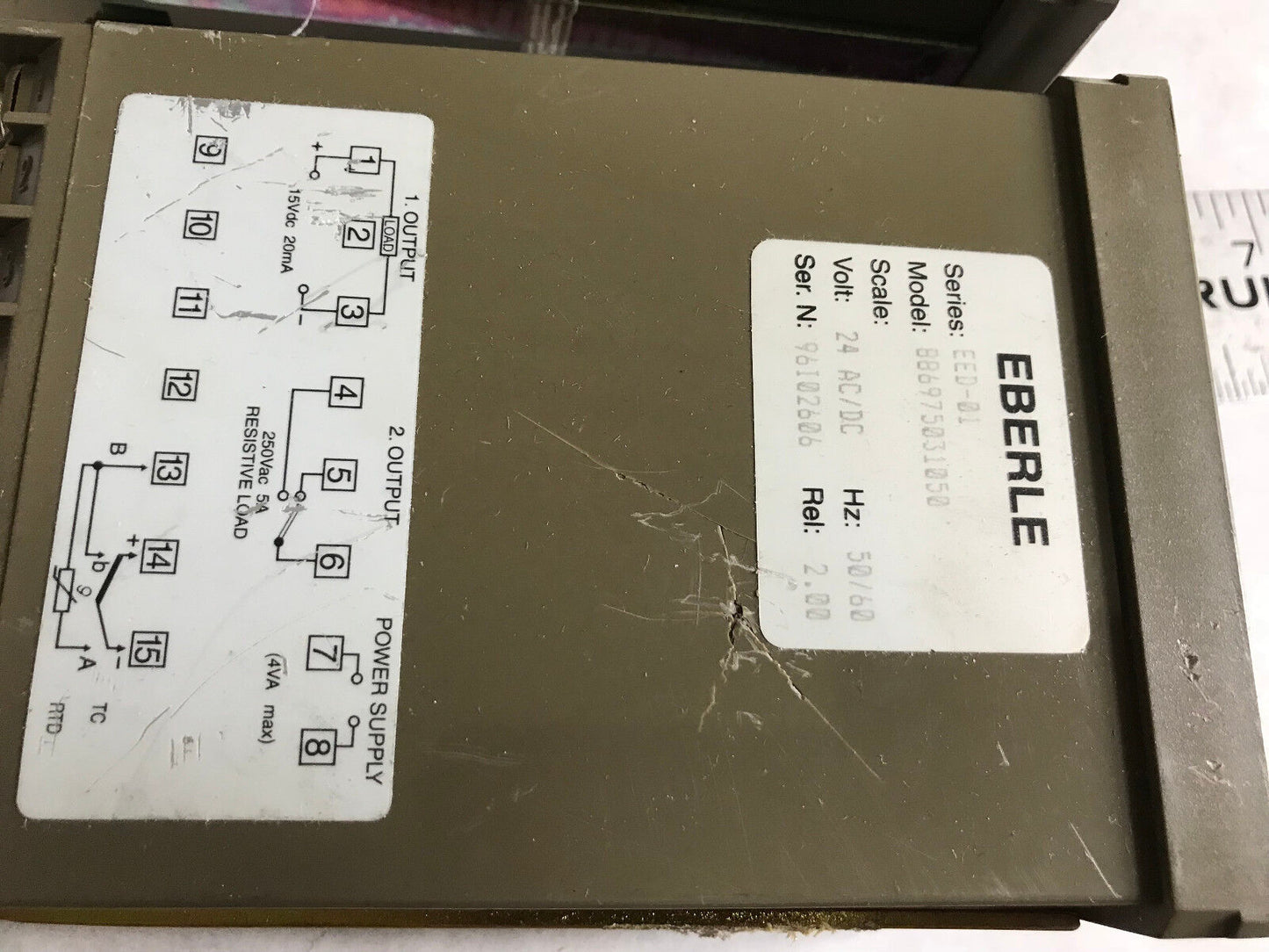 Eberle Tr-6200N 886975031050 Temperature Controller,Tr-6200,Eq