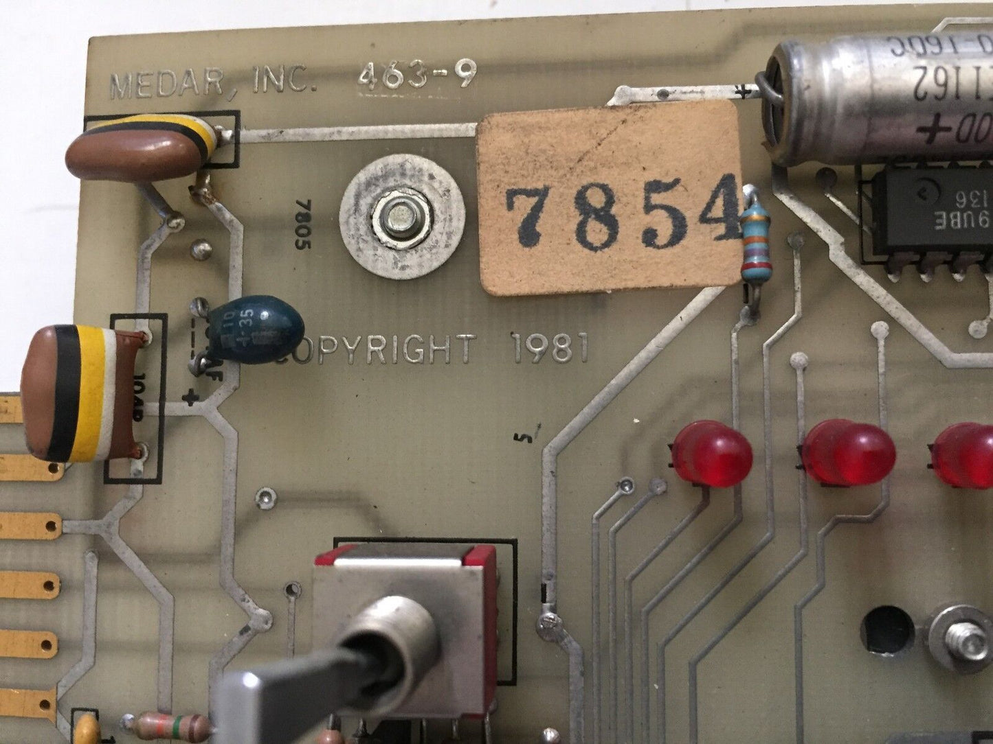 Medar 463-9,463-9A,Welding Technology Corp Pc Board 4639M4,Es