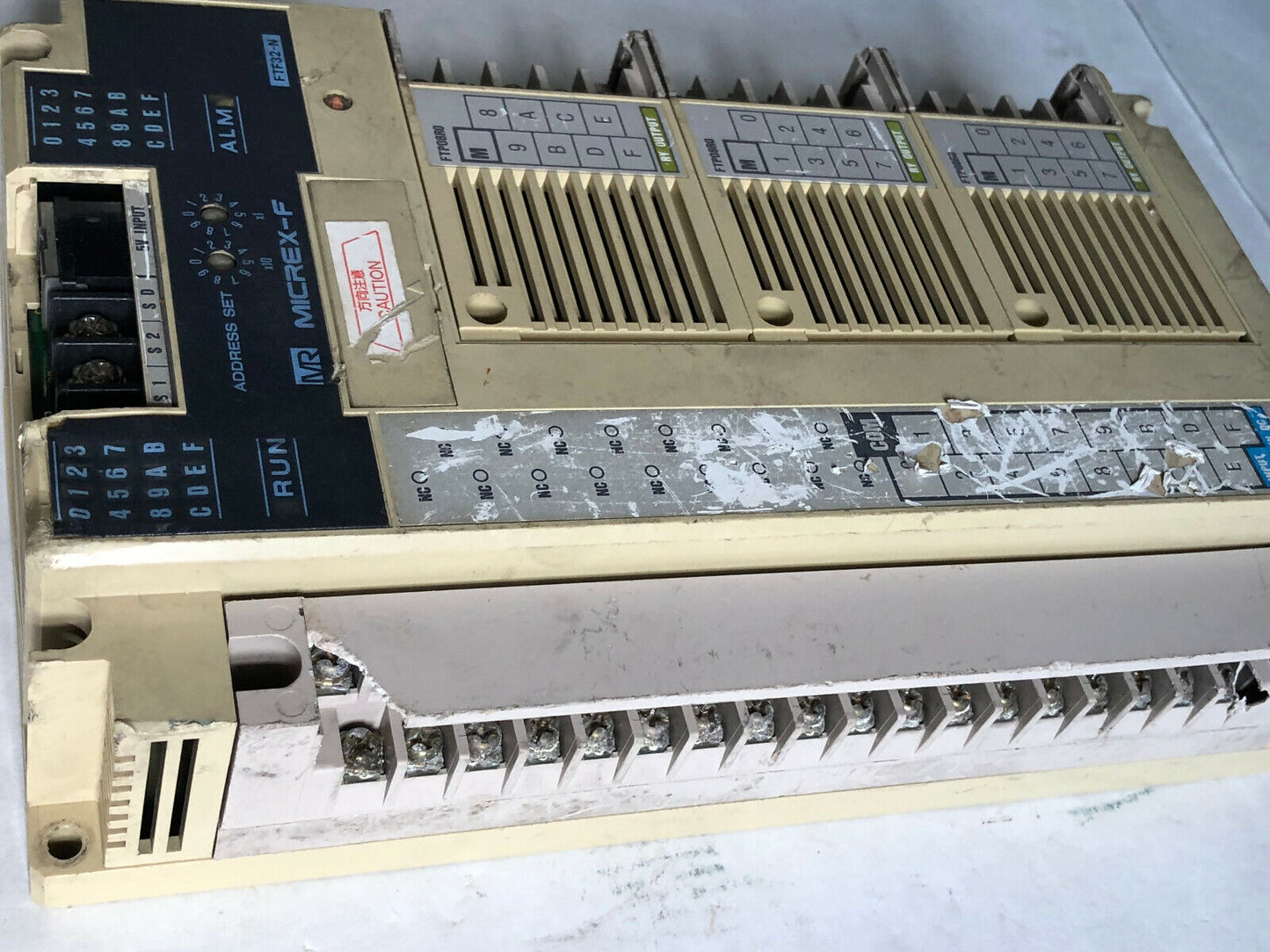 Fuji Electric Plc Module Mr Micrex-F, Ftf32x-N (Dirty And Scratched Surfaces),Cf
