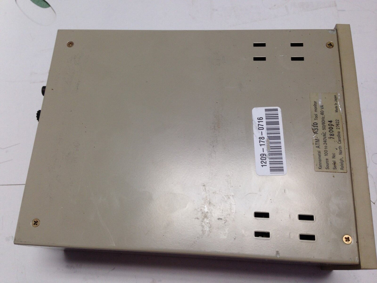 Kennametal Atm-A310 Tool Monitor,100-240 Vac,Dh