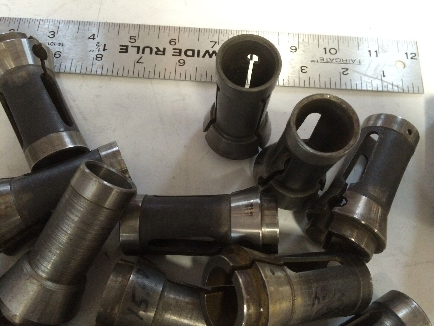 Lot 19 Mixed Brown & Sharpe,Hardinge #11 Collets, 1/16" To 1" 1/8,1,1/3,23/64,Bp