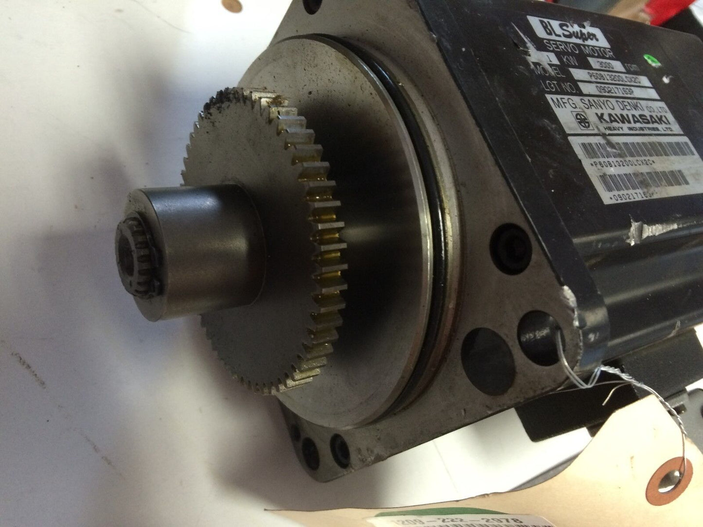 Kawasaki P60b13200l0x20 Bl Super Servo Motor,P60b13200l0x2c Sanyo Denki,Dj