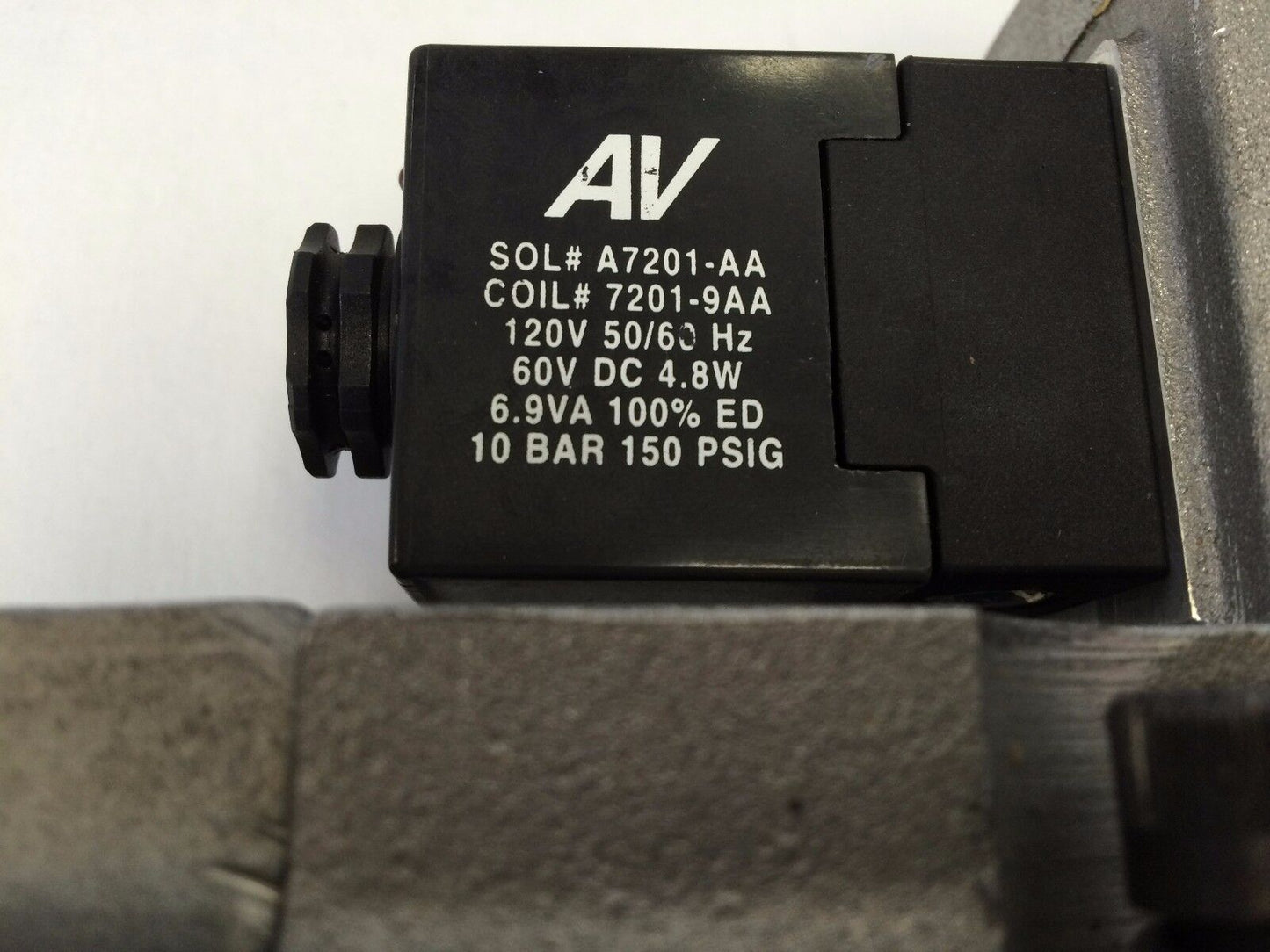 New Automatic Valve 407B12s3s3-Aa4 Av Weather-Proof Solenoid A7201-Aa,120V,Aj,Ev