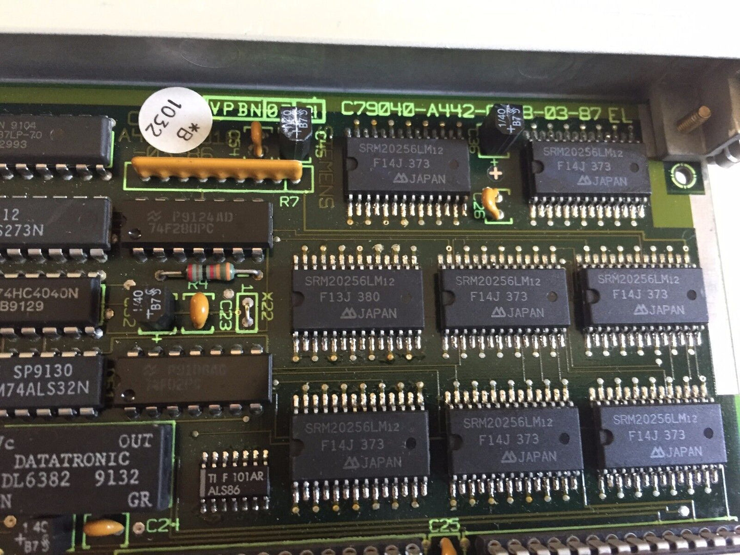 Siemens 6Es5947-3Ua22 Cpu,S5-155U 947 6Es59473ua22,C79040-A442-C0180307,By,Di