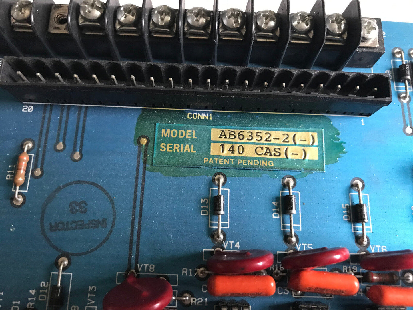 Pillar Ab6352-2,Ab6352-2 (-) Br459-1 Rev. A Robotic Servo Control Board,Si