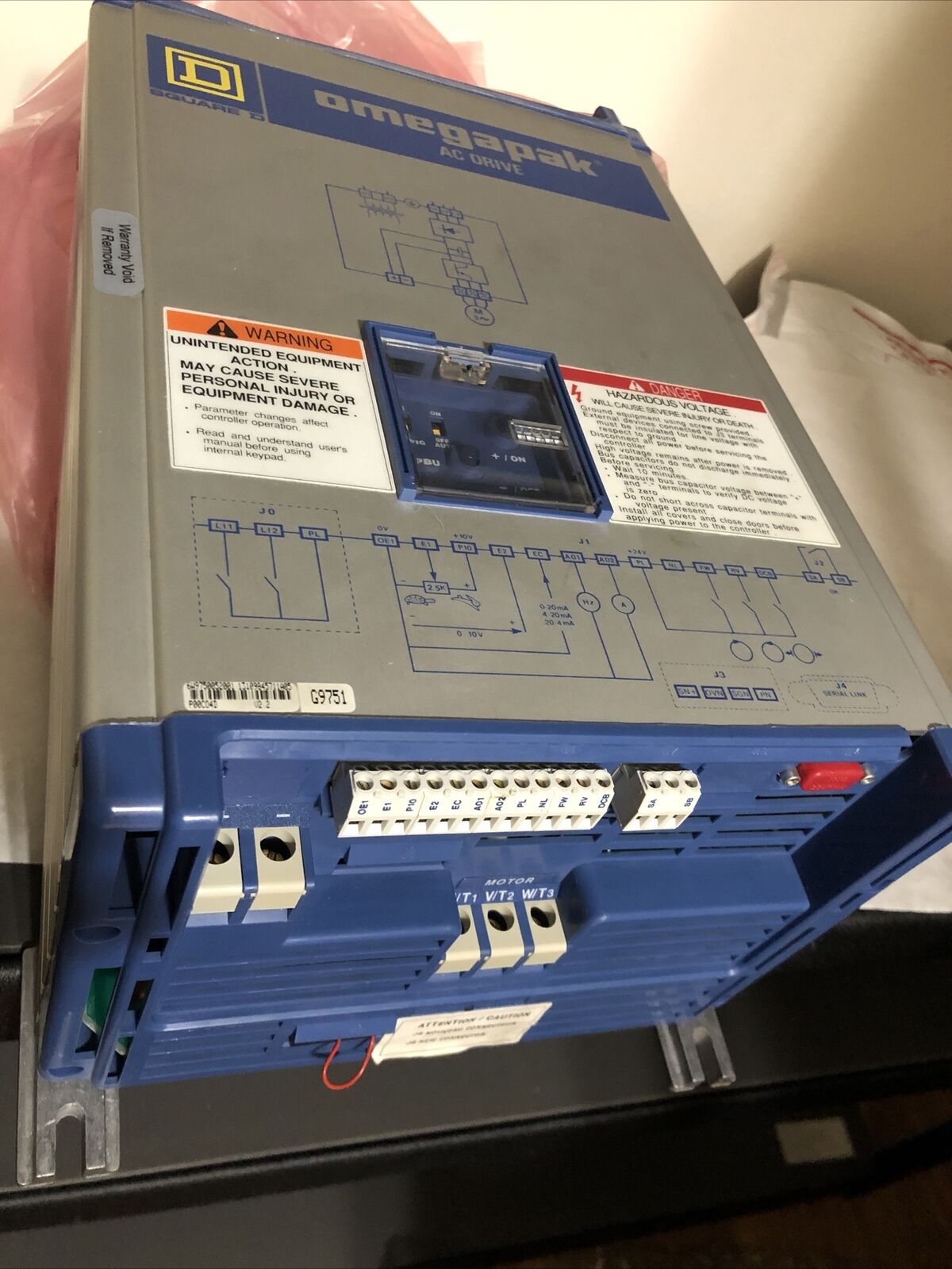 New Square D P00co4d,8803 Drive 2Hp Nema Open Torque 8803-P00c04d Omegapak,Ex