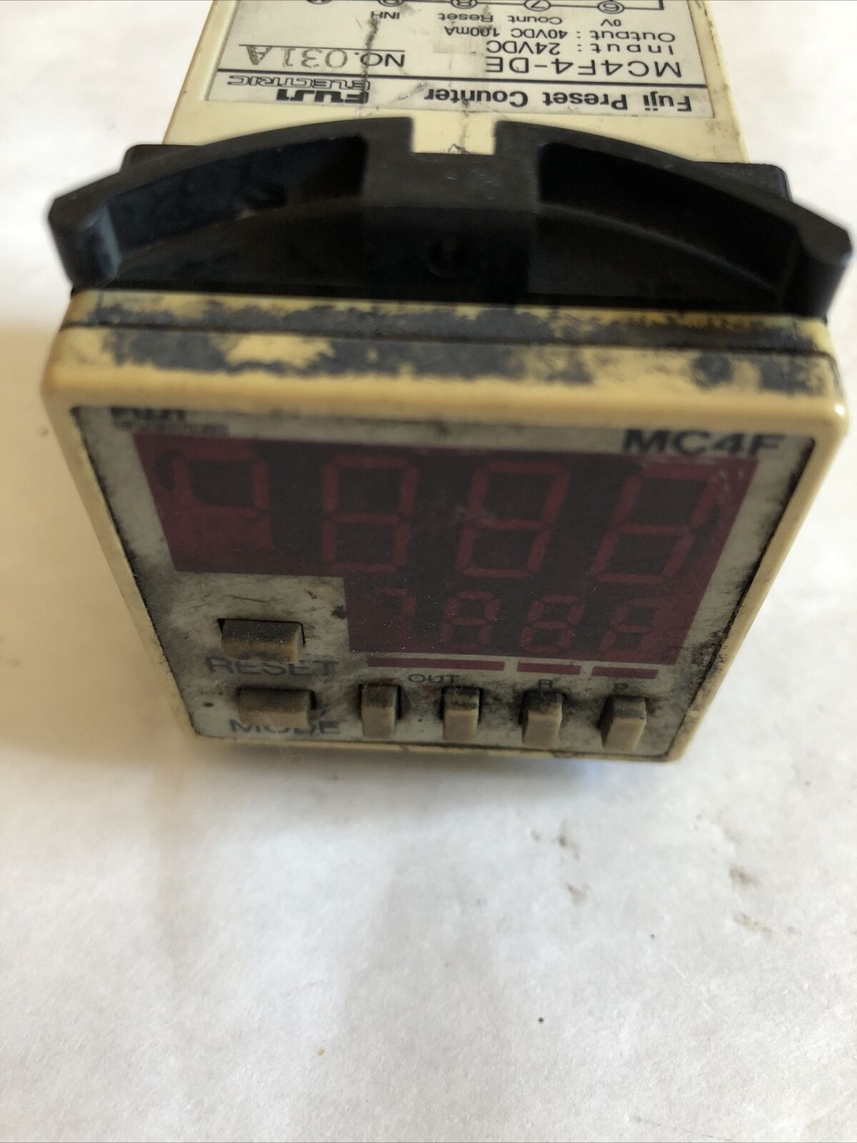 Fuji Mc4f4-De Digital Preset Counter, Mc4f4 24 Vdc,Ep