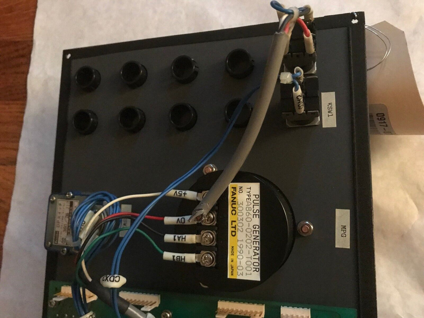 Fanuc A860-0202-T001,A16b-1310-0381/01A Pulse Generator/Control Panel,Ef