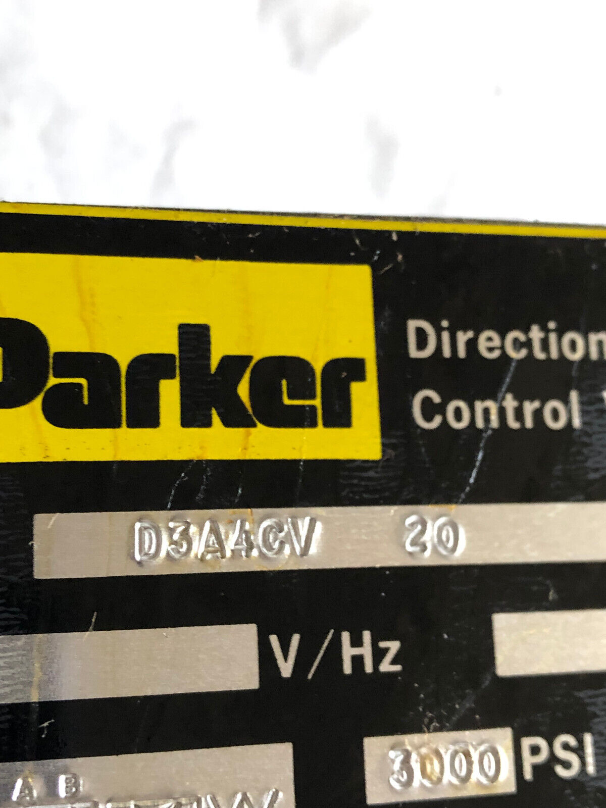 New Parker Hannifin D3a4cv 20 High Performance Directional Control Valve,Ak