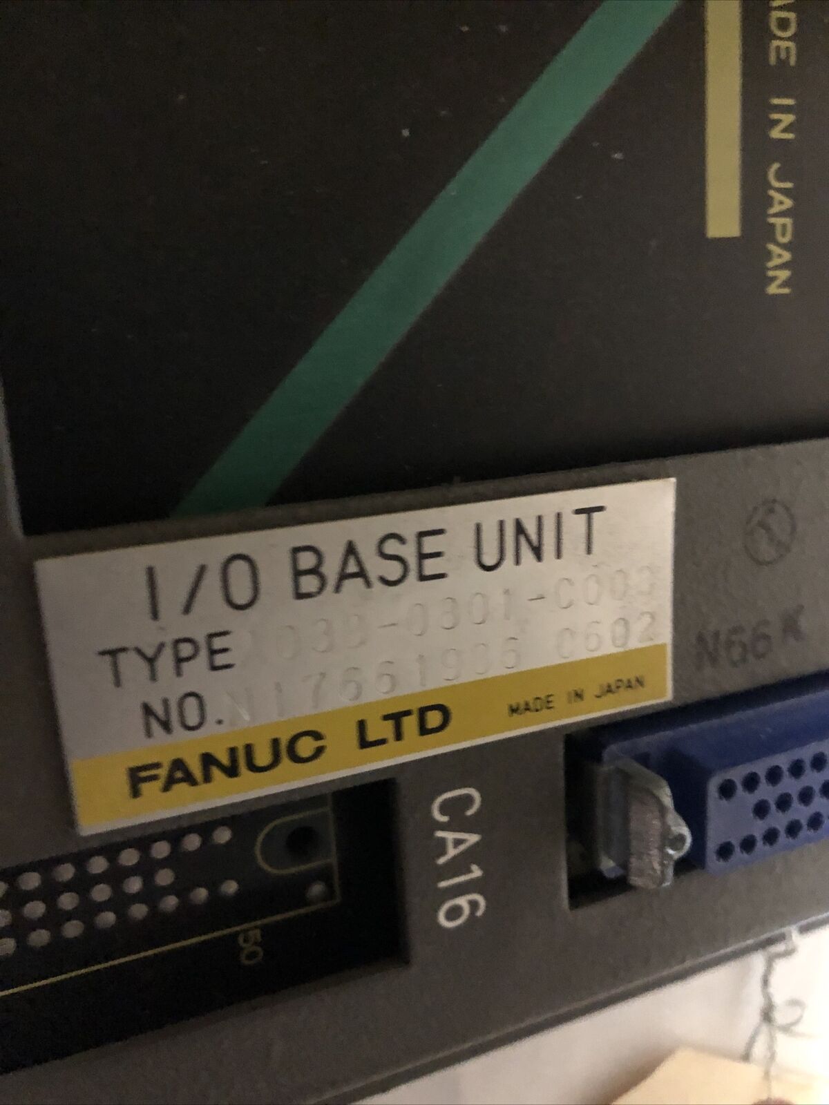 Ge Fanuc A03b-0801-C008,A03b-0801-C008,Rc01b,Ia16e,If01a,Rc01b,Oa16d,Be