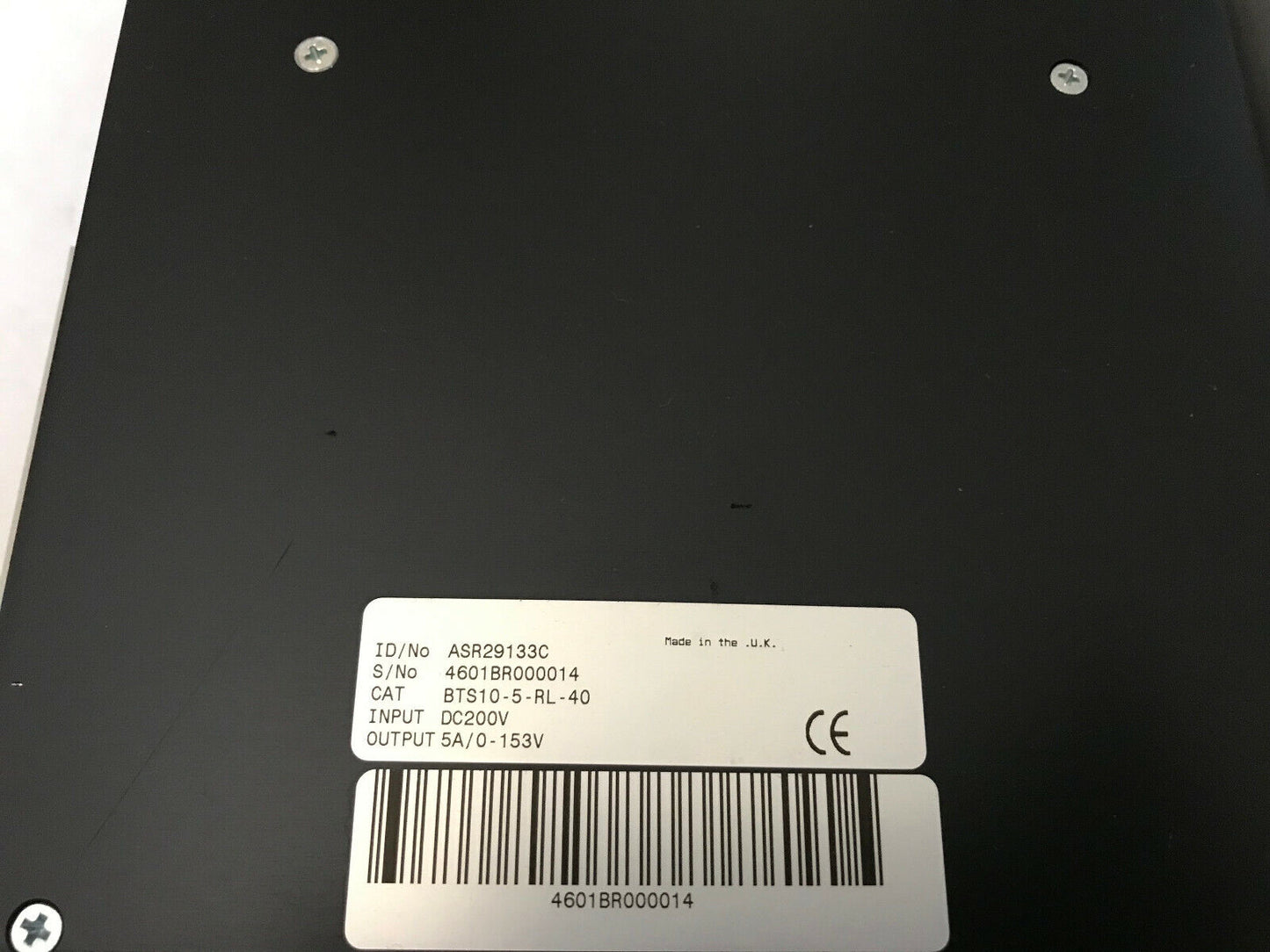Baldor Bts10-5-Rl-40,Asr29133c,Asr15583b Baldor Bts 10 Baldor Asr,So