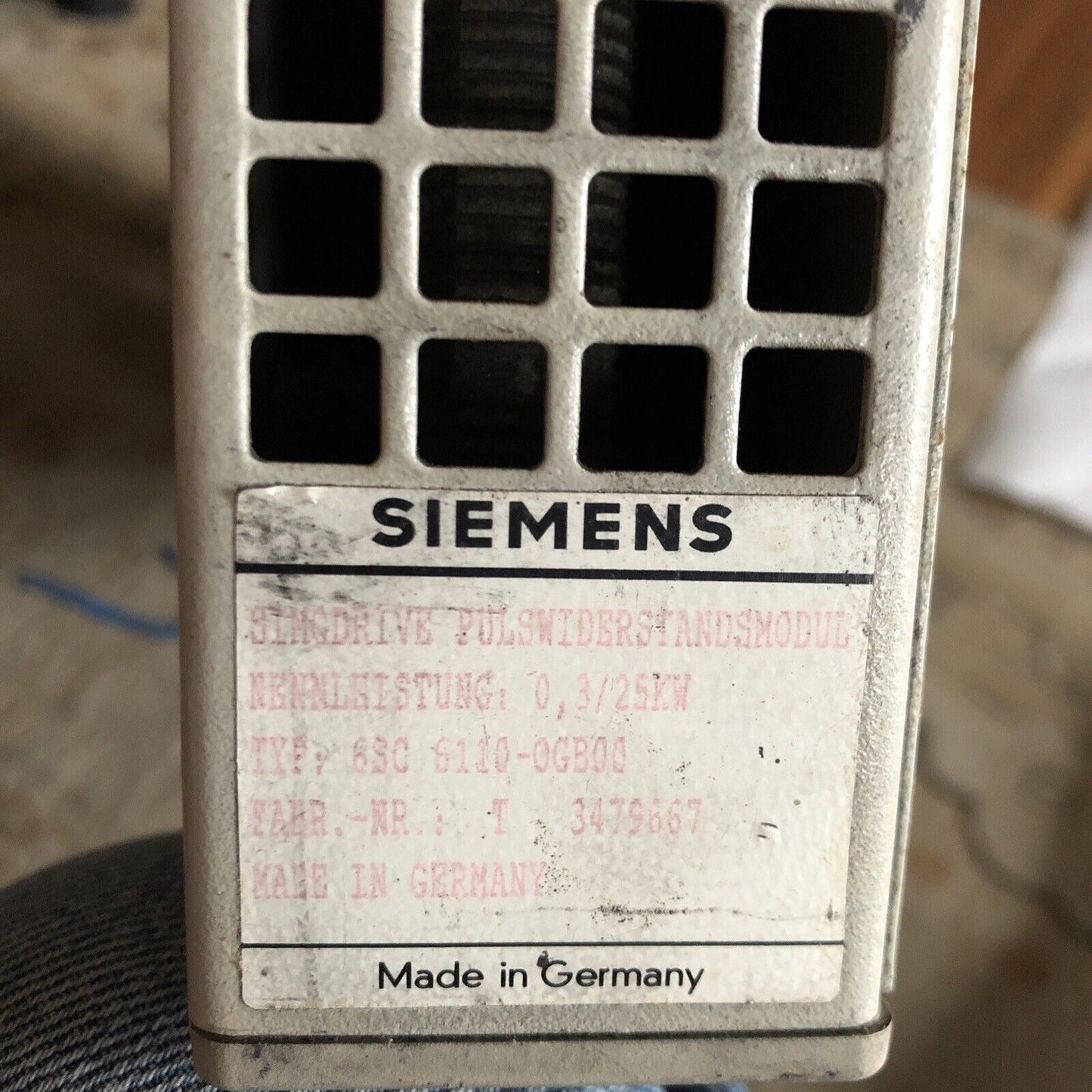 Siemens 6Sc 6110-0Gb00 Power Supply Plc Controller Drive,6Sc 6110-Ogb00,Ct