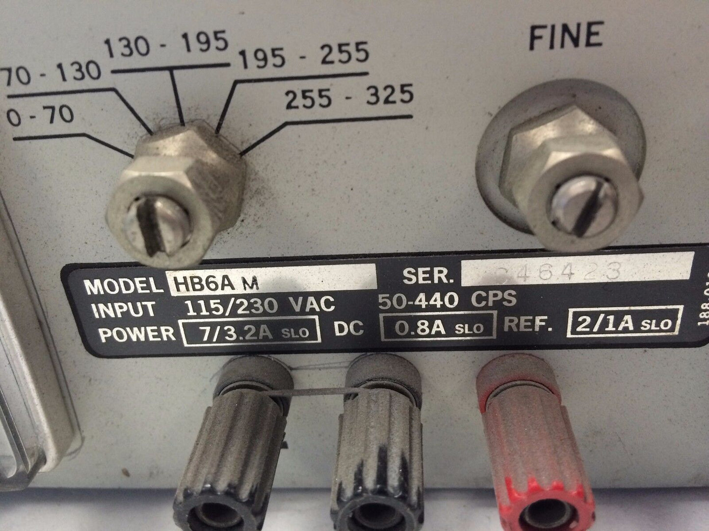 Kepco Hb6a M Power Supply,115/230 Vac,Kepco Hb6a,Tn