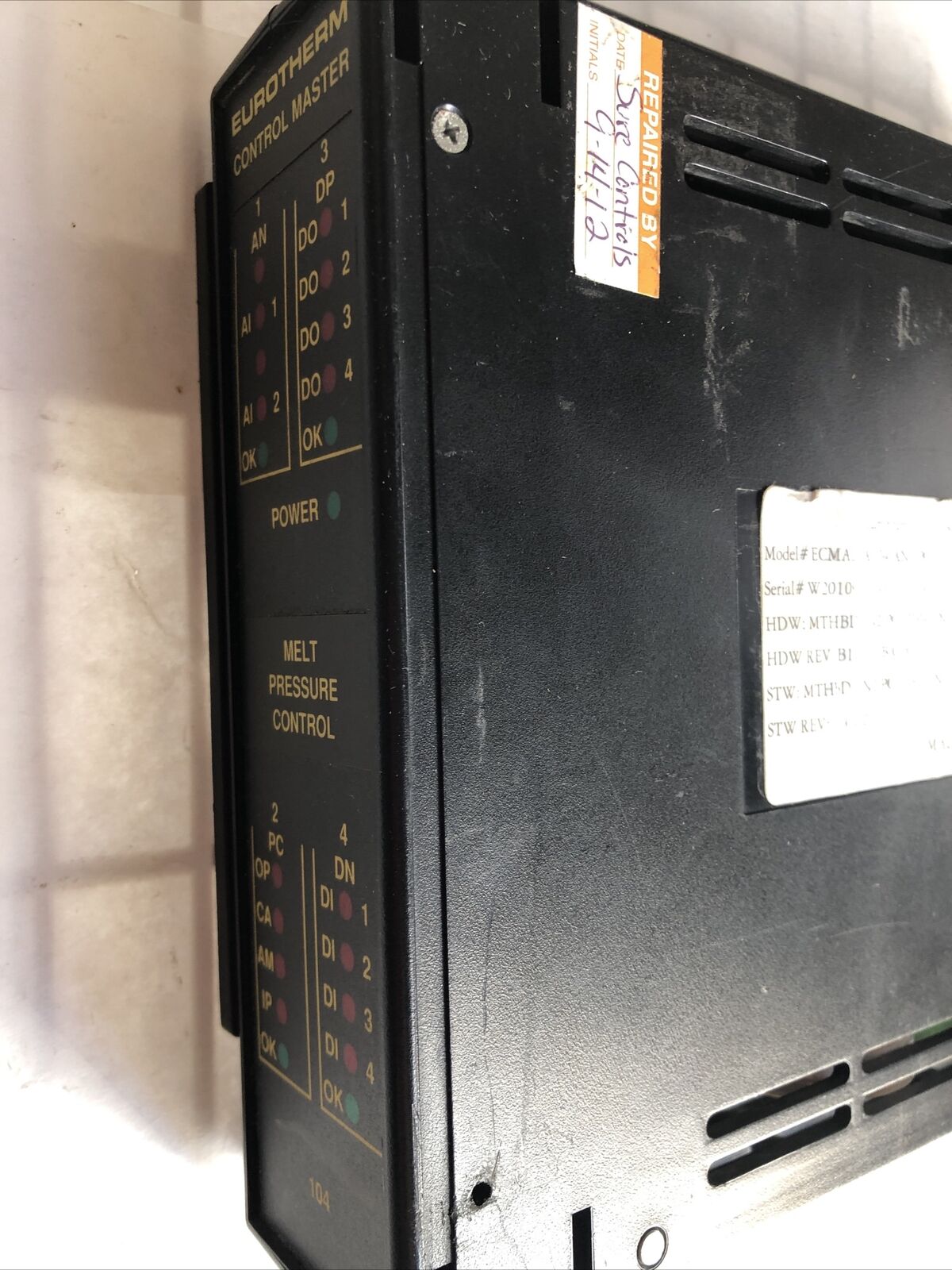 Eurotherm Control Master 104,Ecma2/Fa104/An2/Pc1(V1)/Dp4(1111)/Dn4/(Ao/104/0),Fi