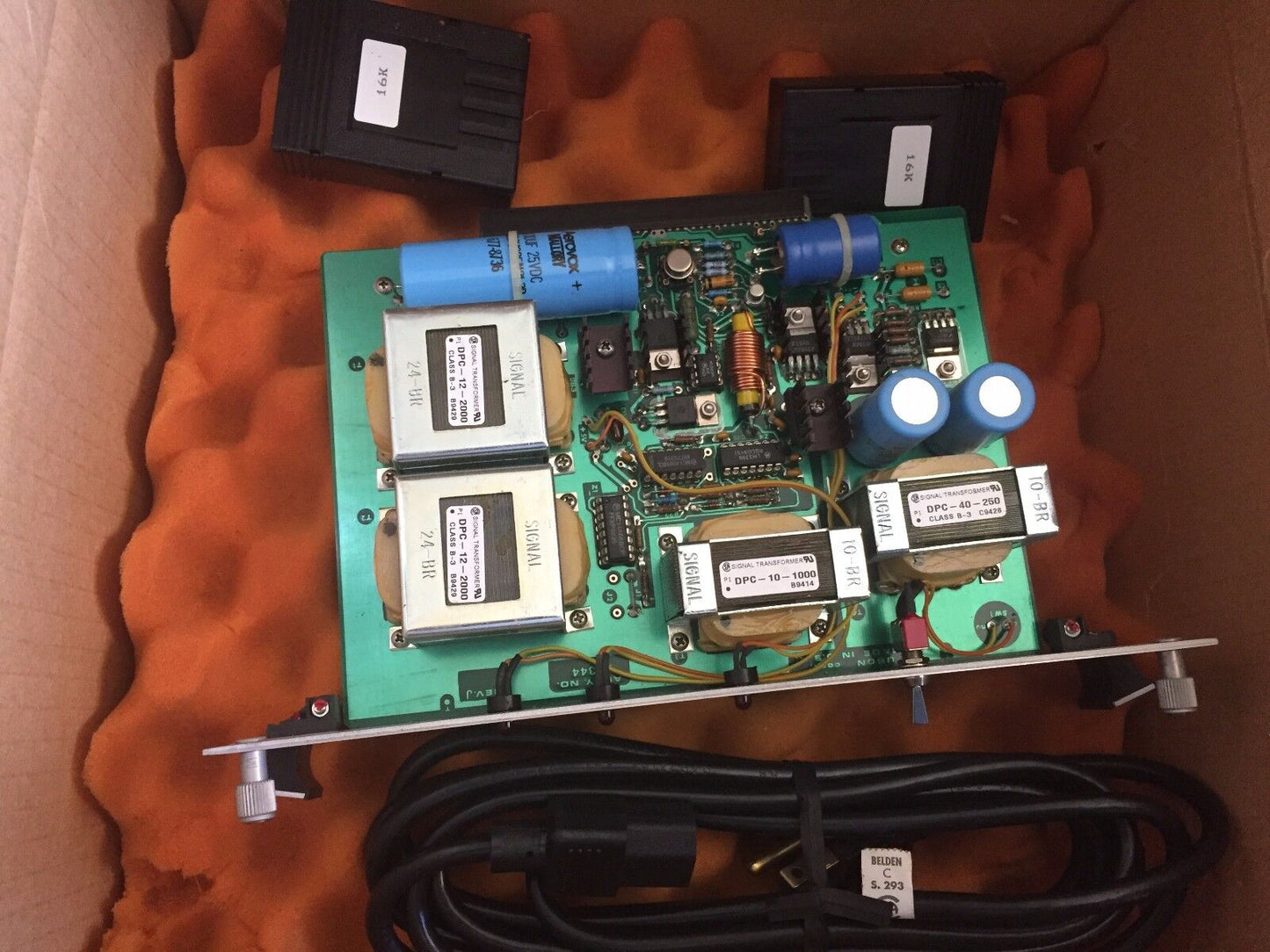 New Uson 18594-1,Uson 21344 Power Supply Module -15V/+5V/+15V W/ 2Pc 16K,Ax