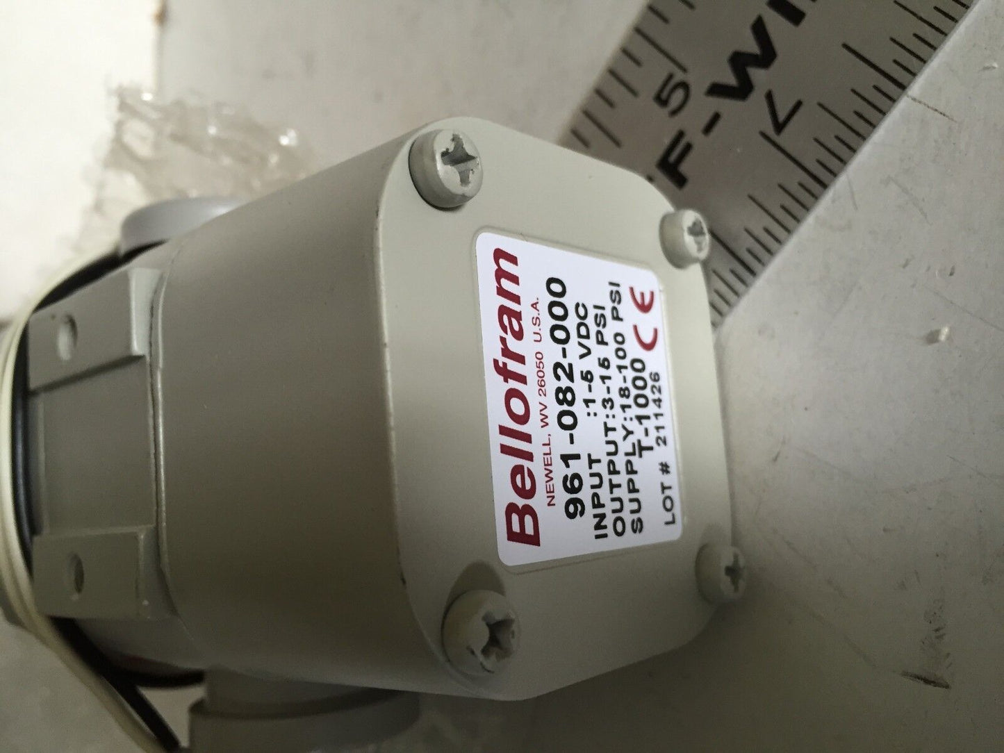 New Bellofram 961-082-000,T-1000 Motor Marsh Transducer 1000E/P,Sm