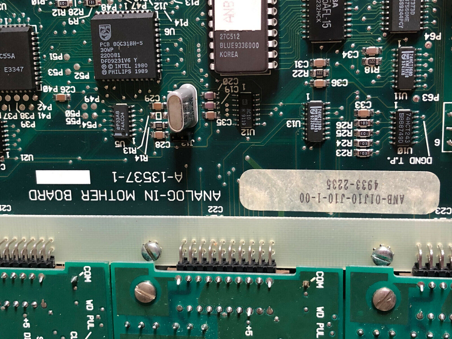 Barber Colman Anb-01J10-J10-1-00 49332235 Mother Board Analog Input,A-13537-1,Cf