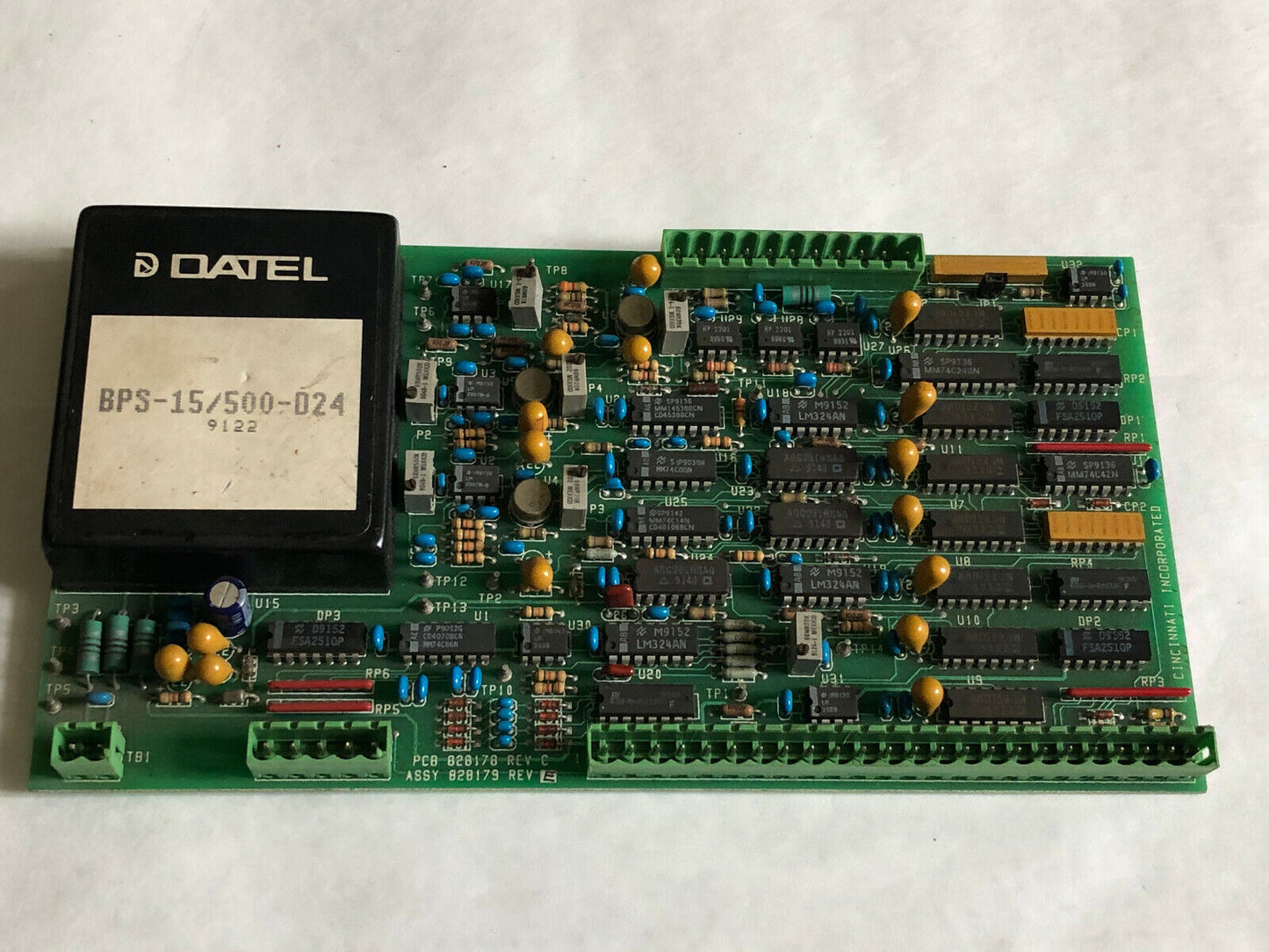 Cincinnati 828179 Rev E, 828176 Rev C Pcb Board,An