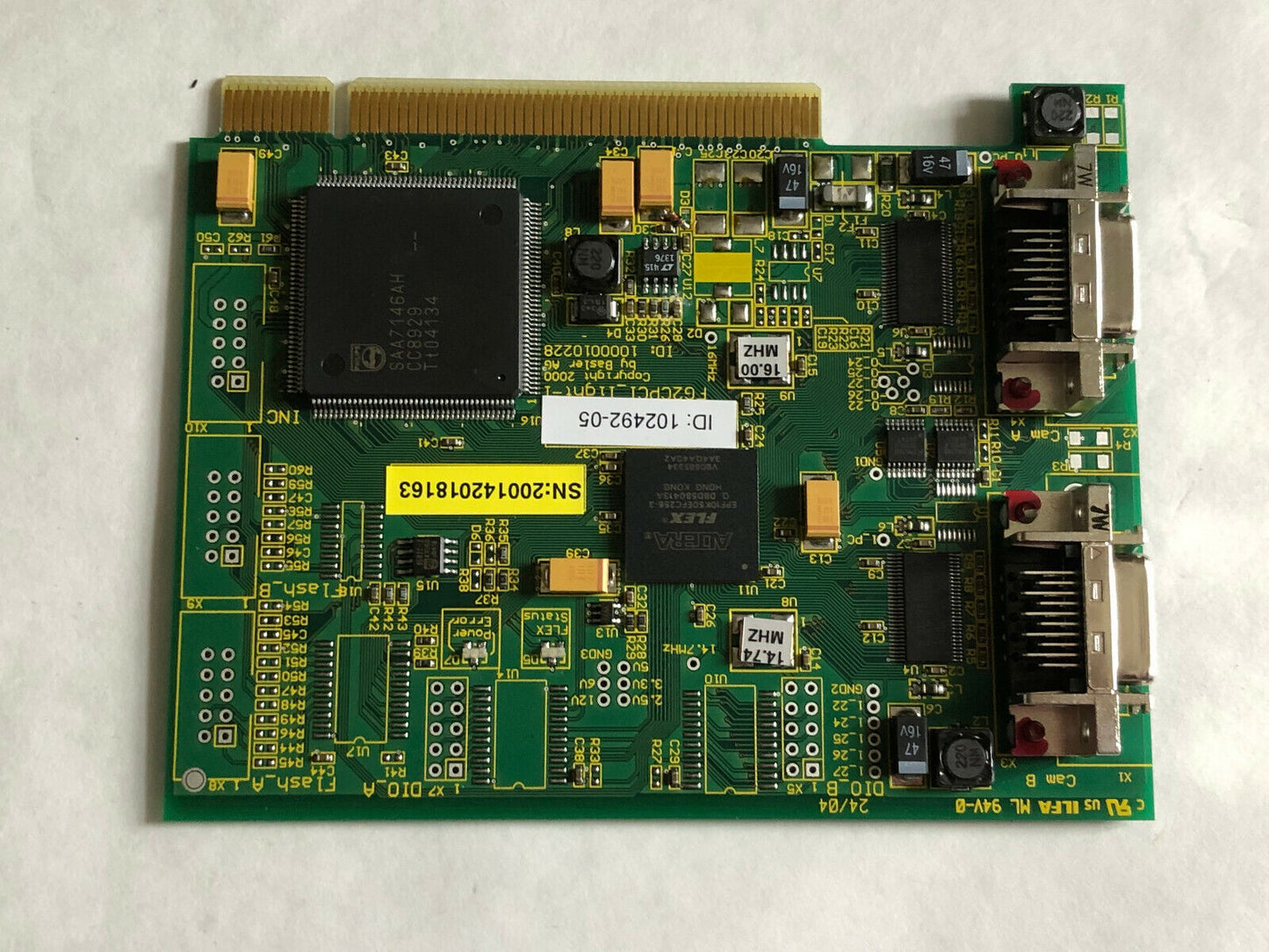 New Basler Fg2cpci Light-1 For Pb300 V1.0,1000010228 Ilfa Ml,Id1000010250-05,Ch