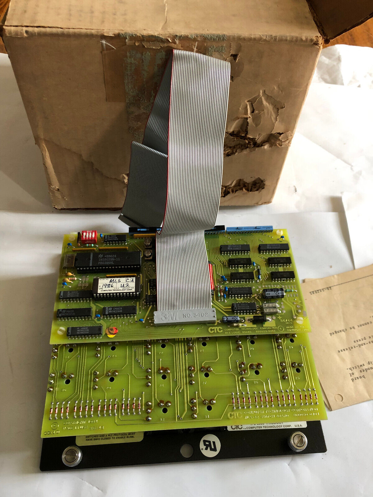 New Ctc Mls-1132 Lighted Pushbutton Module Ips 2000,Mls Logic Bd0059-0203,De