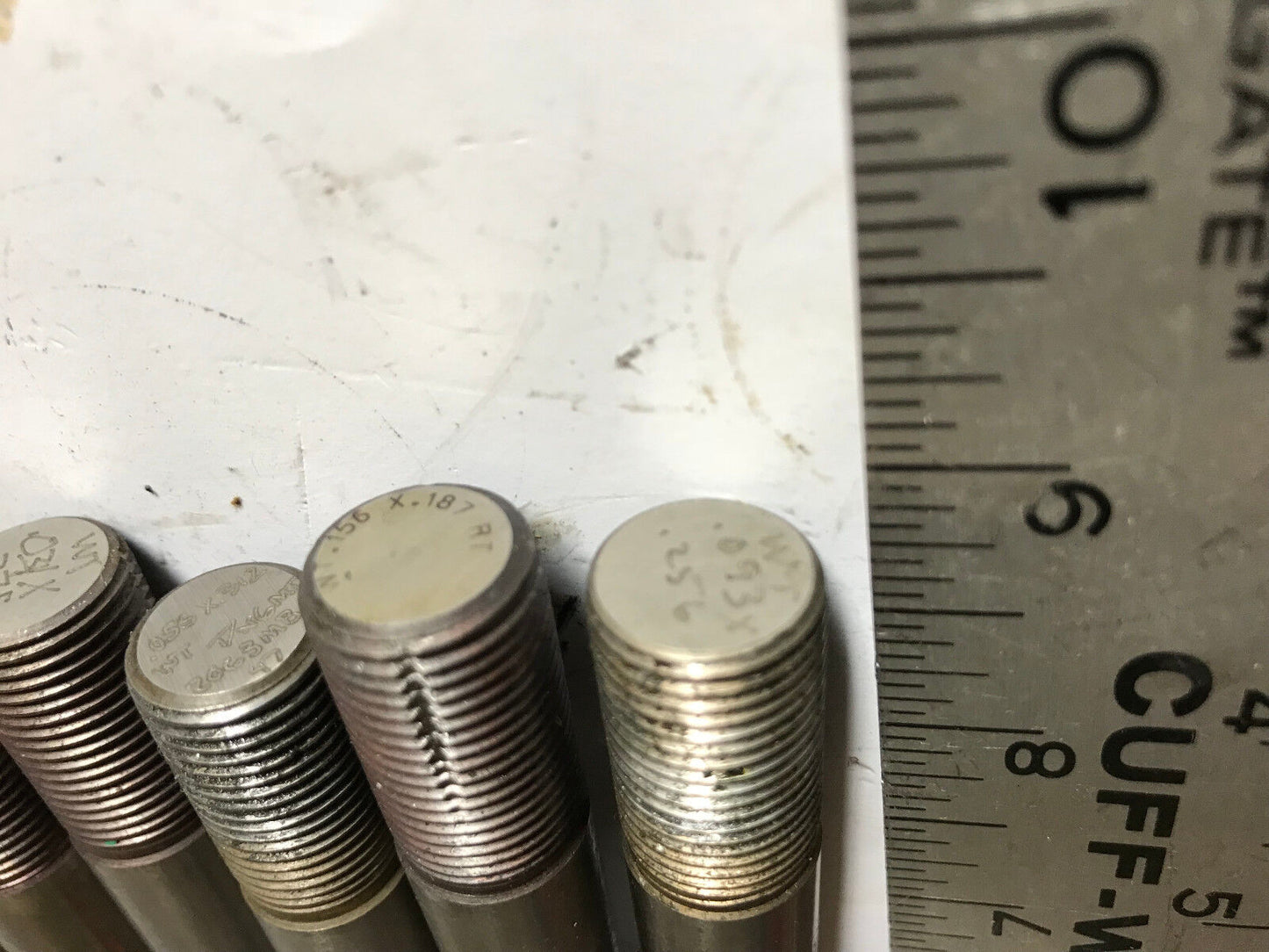 Lot 6 1/2 Strippit 125X180 Wilson Turret Rectangle Punch .031X.375,125X189,Em