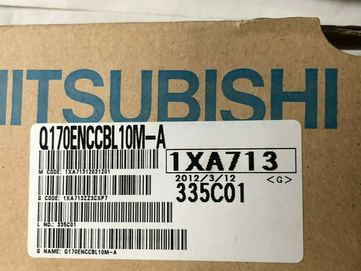 New Mitusbishi Electric Q170enccbl10m-A Lot. 123 Servo Cable,Connector,Sv