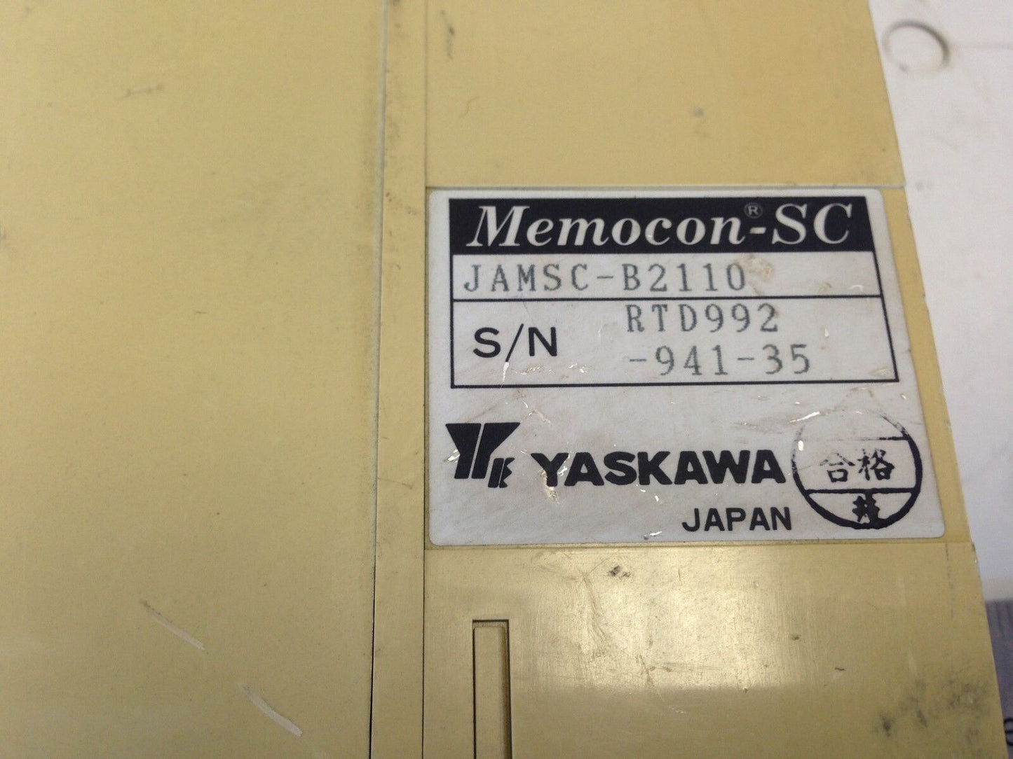 Yaskawa Electric Jamsc-B2110 B2110 Plc Module I/O Buffer Memocon Sc,Fl