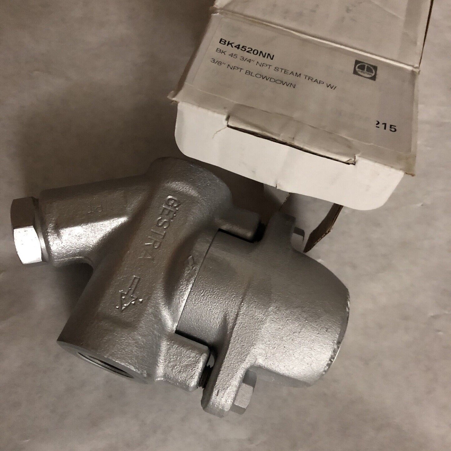 3/4" Flowserve Bk 45 Dn 20 3/4" Cl 300 Thermostatic Steam Trap,Gestra 0460 Rn,Ao