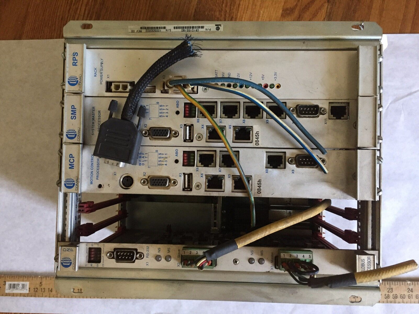 Comau Cr10155180,Comau Dnp,Mcp,Smp,Rps Plc Rack I/O,Fieldbus Processor,Ap
