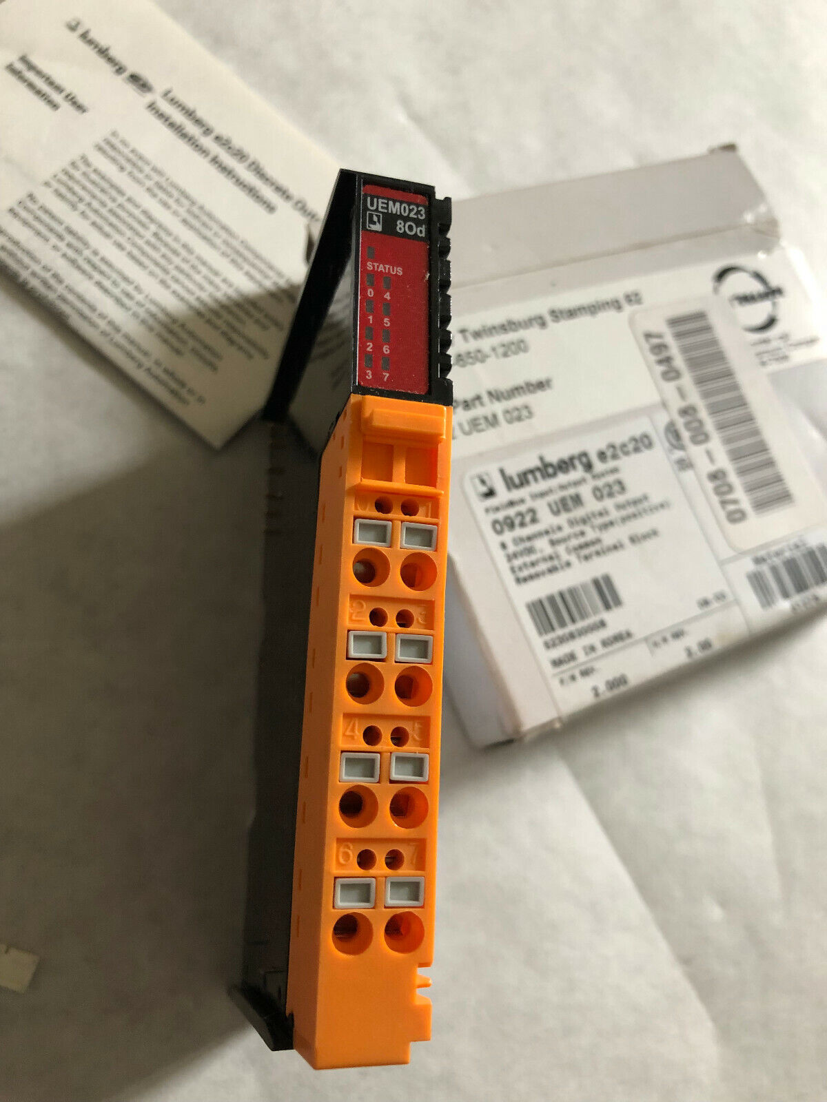 New Lumberg 0922 Uem 023 Digital-Output,Uem023 8Od,St-Rtb,Bz