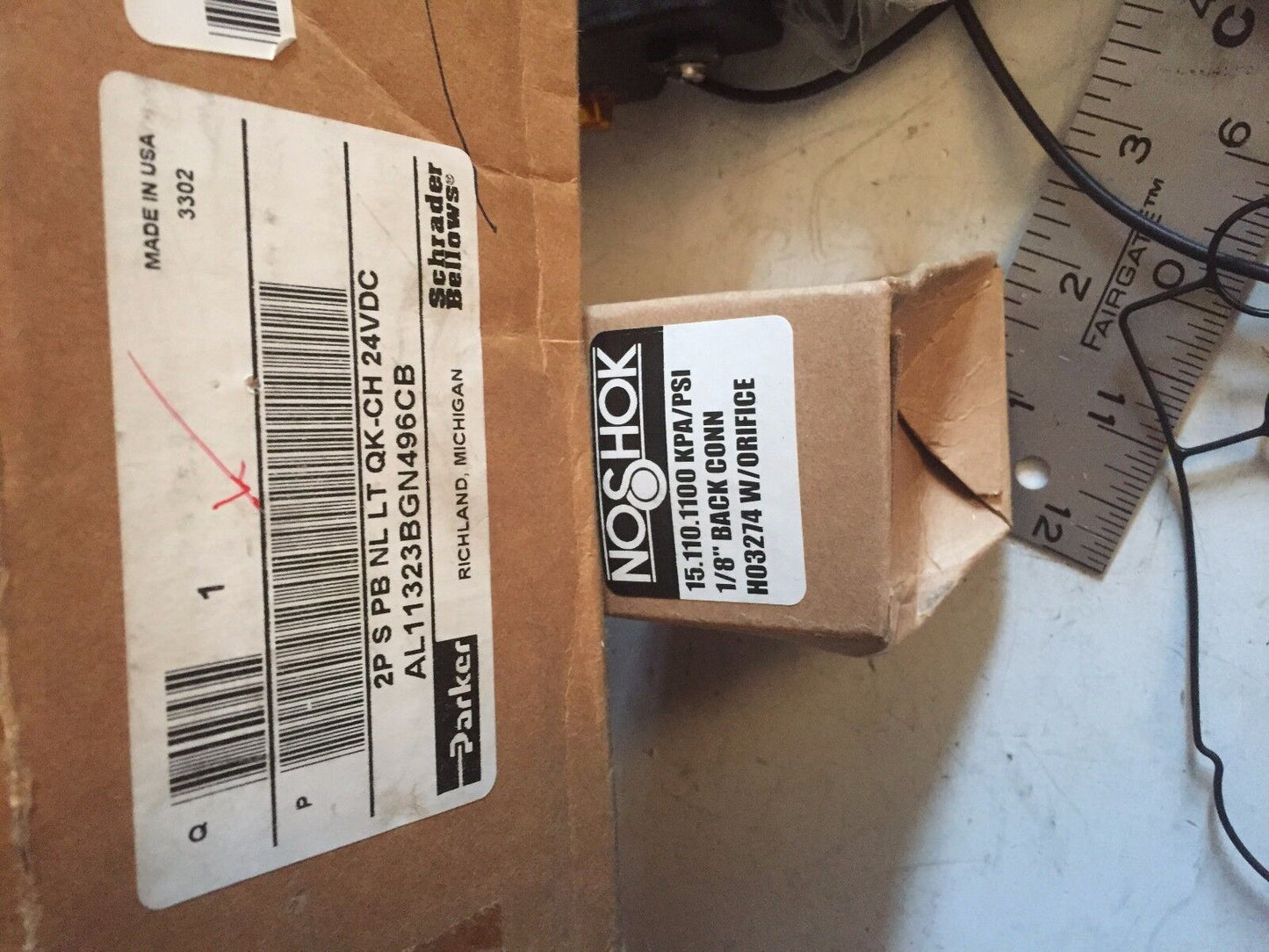 Parker Al11323bgn496cb Pneumatic K593-303 24Vdc 6 W Solenoid Valve K142175,Aa