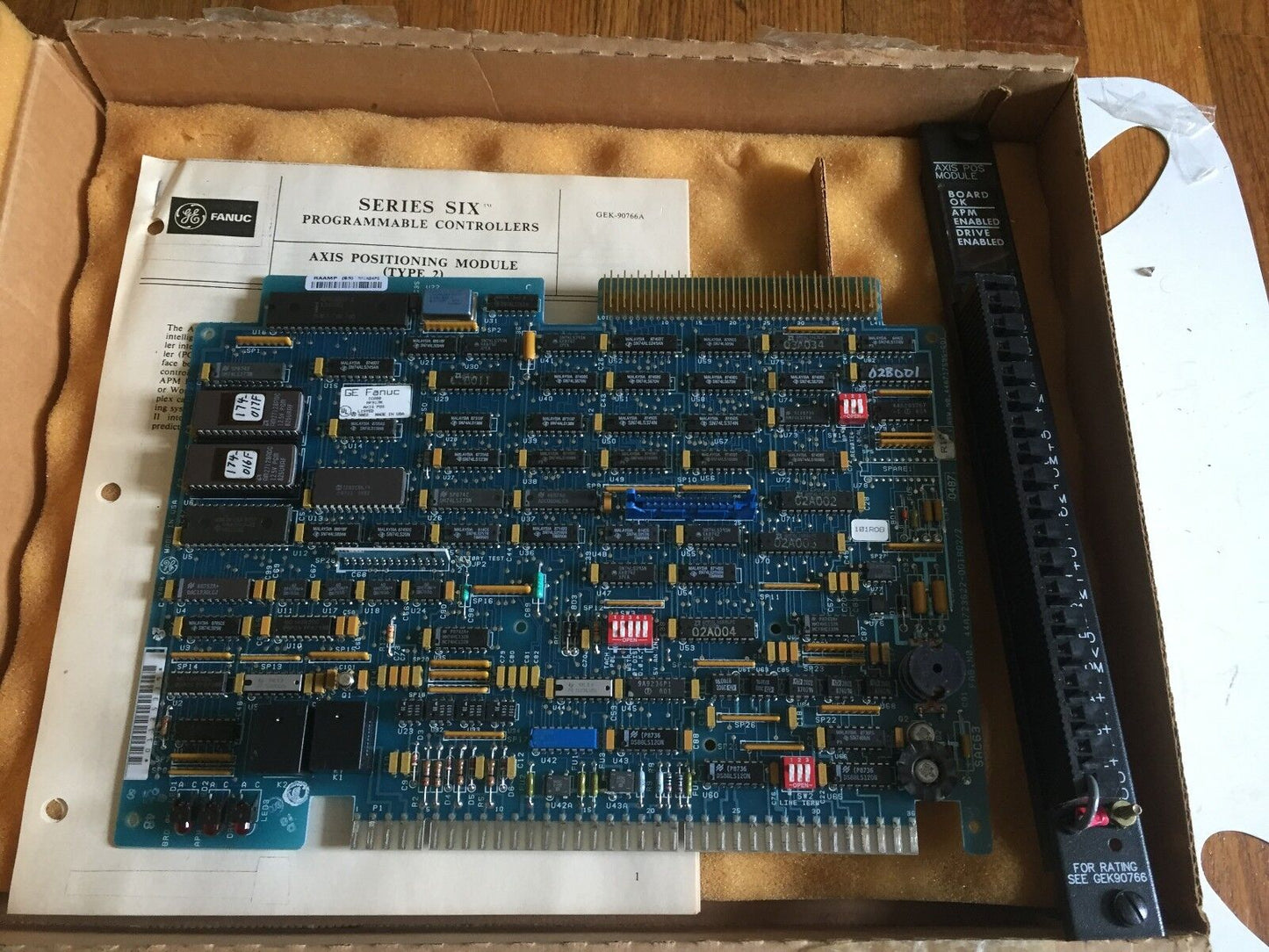 Fanuc Ic600 Bf917m,Ic600bf917,Axis Positioning Module Encoder,Gek90766,Cf