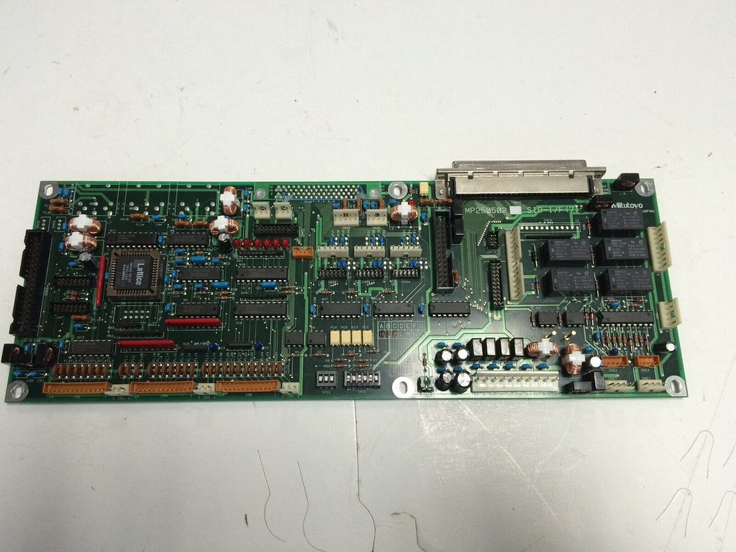 Mitutoyo Mp250502 Sig-I/F(7) 02Aps240 Pcb Card, Circuit Board,De