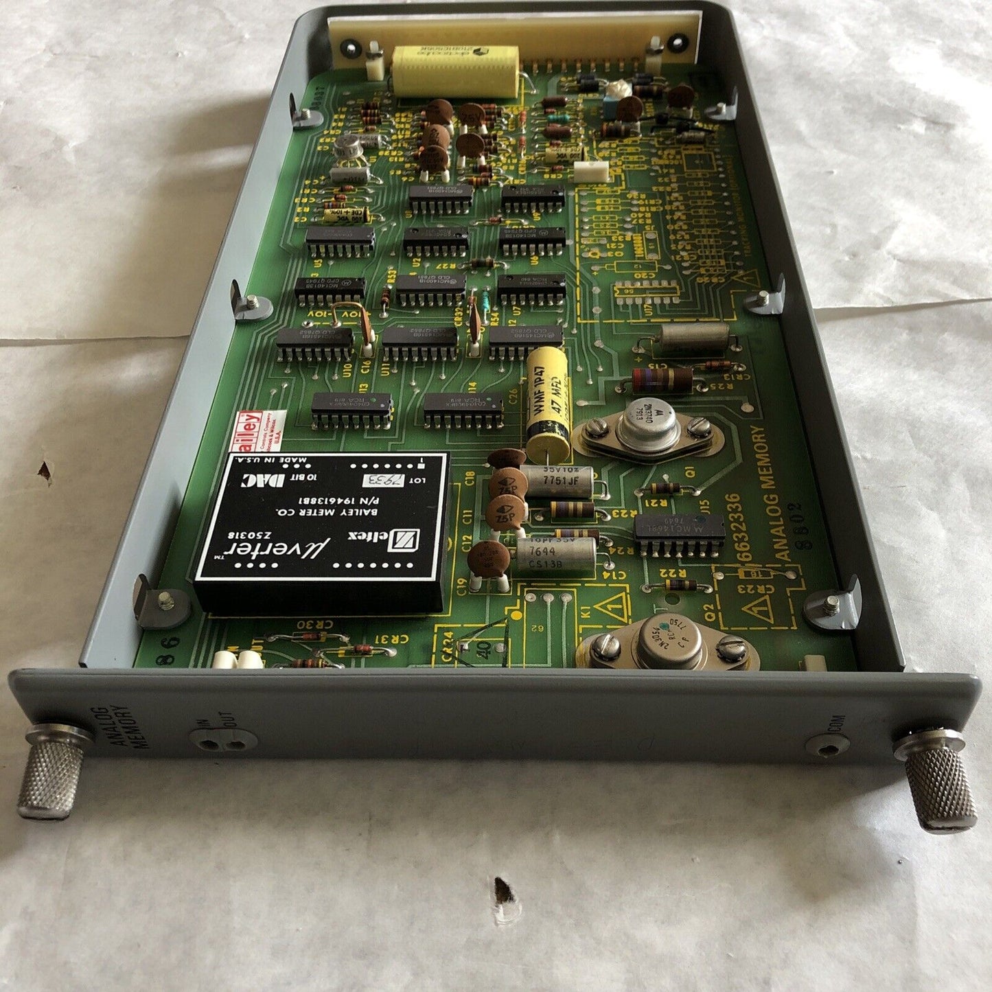 Bailey 6632336, 6632337A1 Abb Analog Memory Board Assembly,En