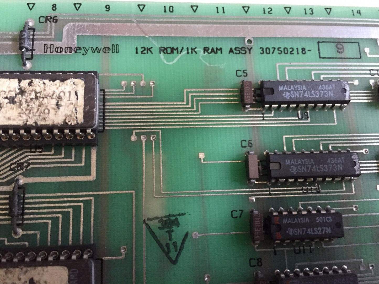 Honeywell 30750218-9,30750218 Memory Board 12K Rom/1K Ram 30750218009,112 145,Es