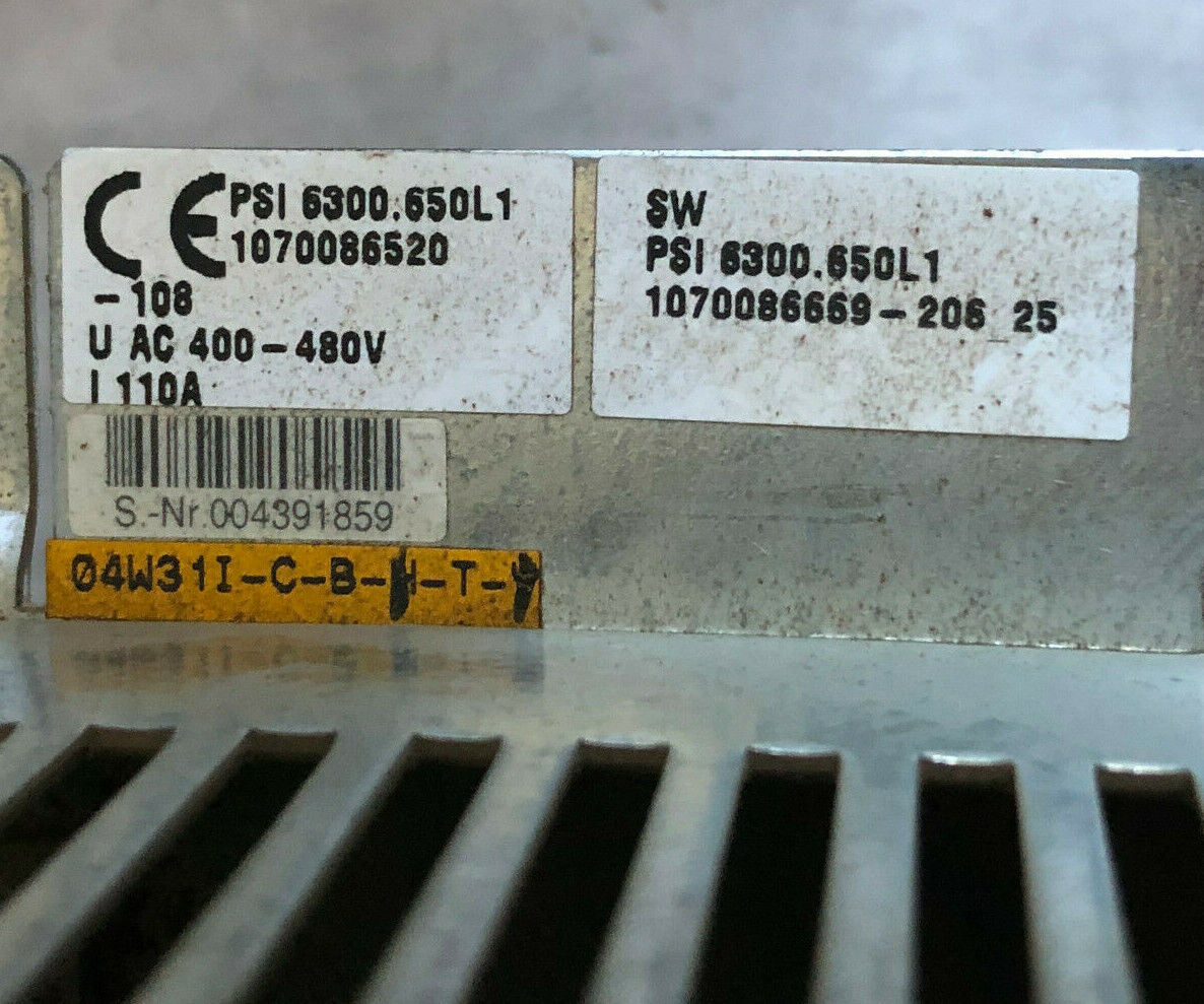 Bosch 1070914446,Rexroth D-64711,1070086669-206 25, Psi 6300.650L1 Servo Unit,Bh
