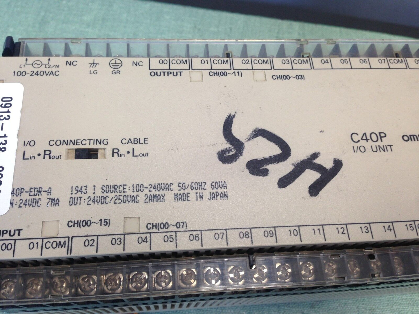 C40p-Edr-A Programmable 24Vdc Controller System, Plc C40p C4op I/O,Dg