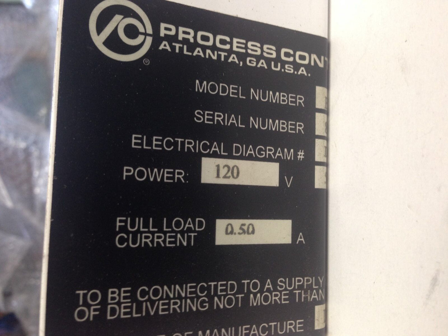 Dm013b000 Process Control Exd0byd Pc Control Board,Exdobyd 1 Phase,120 V,Bl