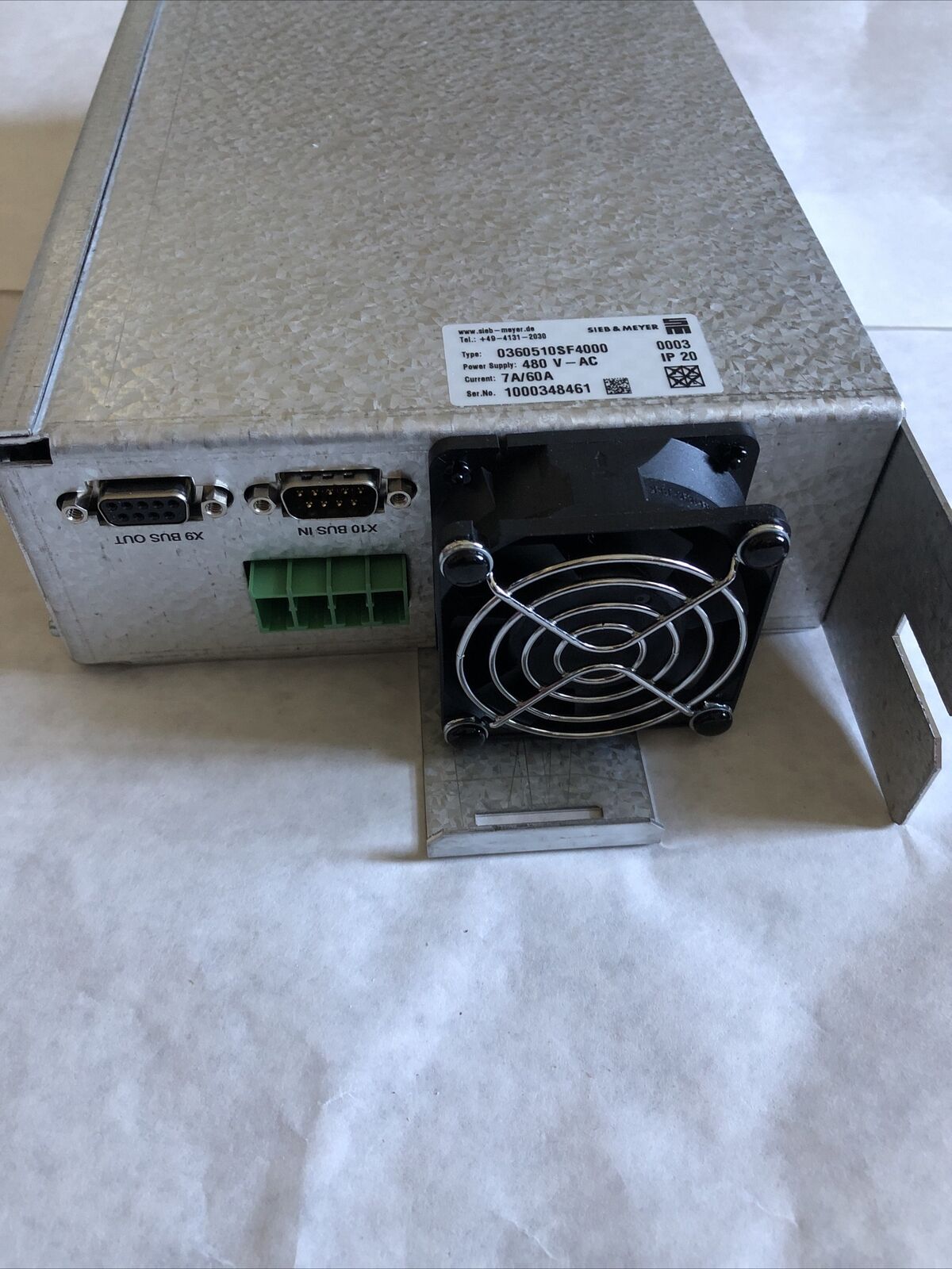 New Sieb-Meyer 0360510Sf4000,Sieb-Meyer Sinudyn-36 Servo Drive,Bb