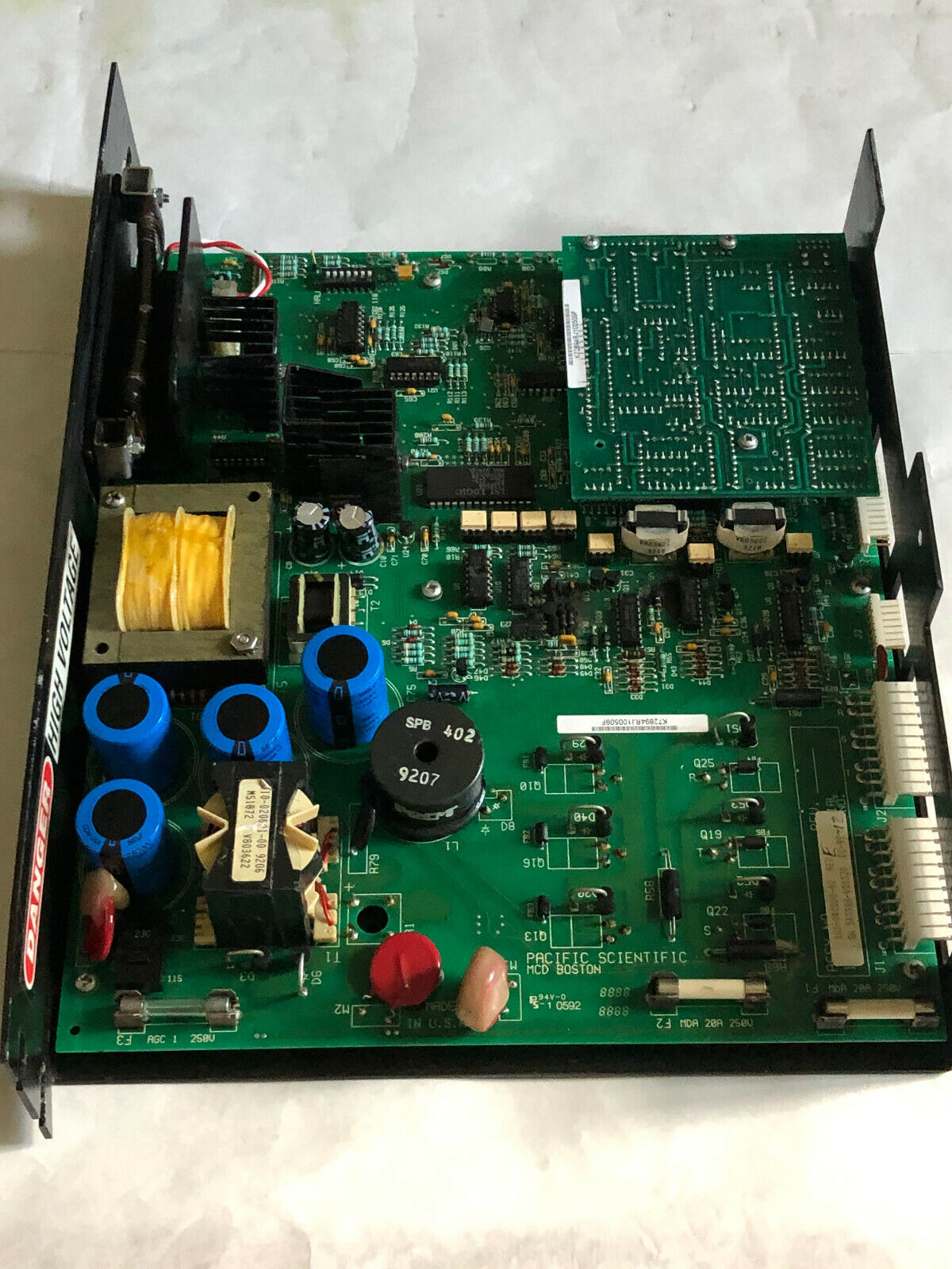 Pacific Scientific Sc402-011-T3,105-040200-02, 115/230V 6/6Fla 1/3Ph Control,Ei