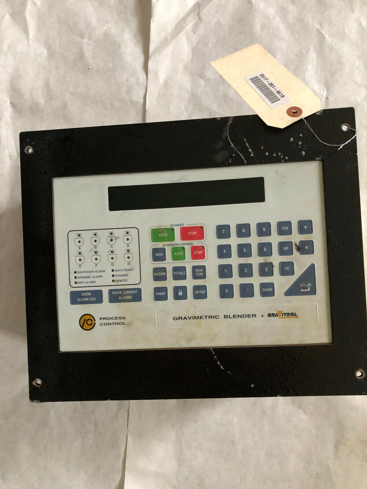 Process Control Gravimetric Blender Gravitrol Control Panel,Dc