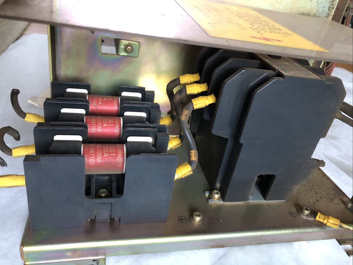 Fanuc A14b-0076-B355 Power Input Unit,Fmc-3 Fuji Magnetic Contactor,Boxyk,Dc