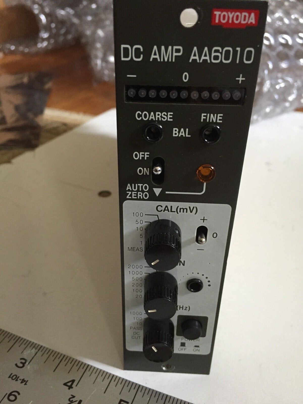 New Toyoda Dc Amp Aa6010,4C135013 Jtekt Measuring Unit Dc Amp Aa6010,Tm
