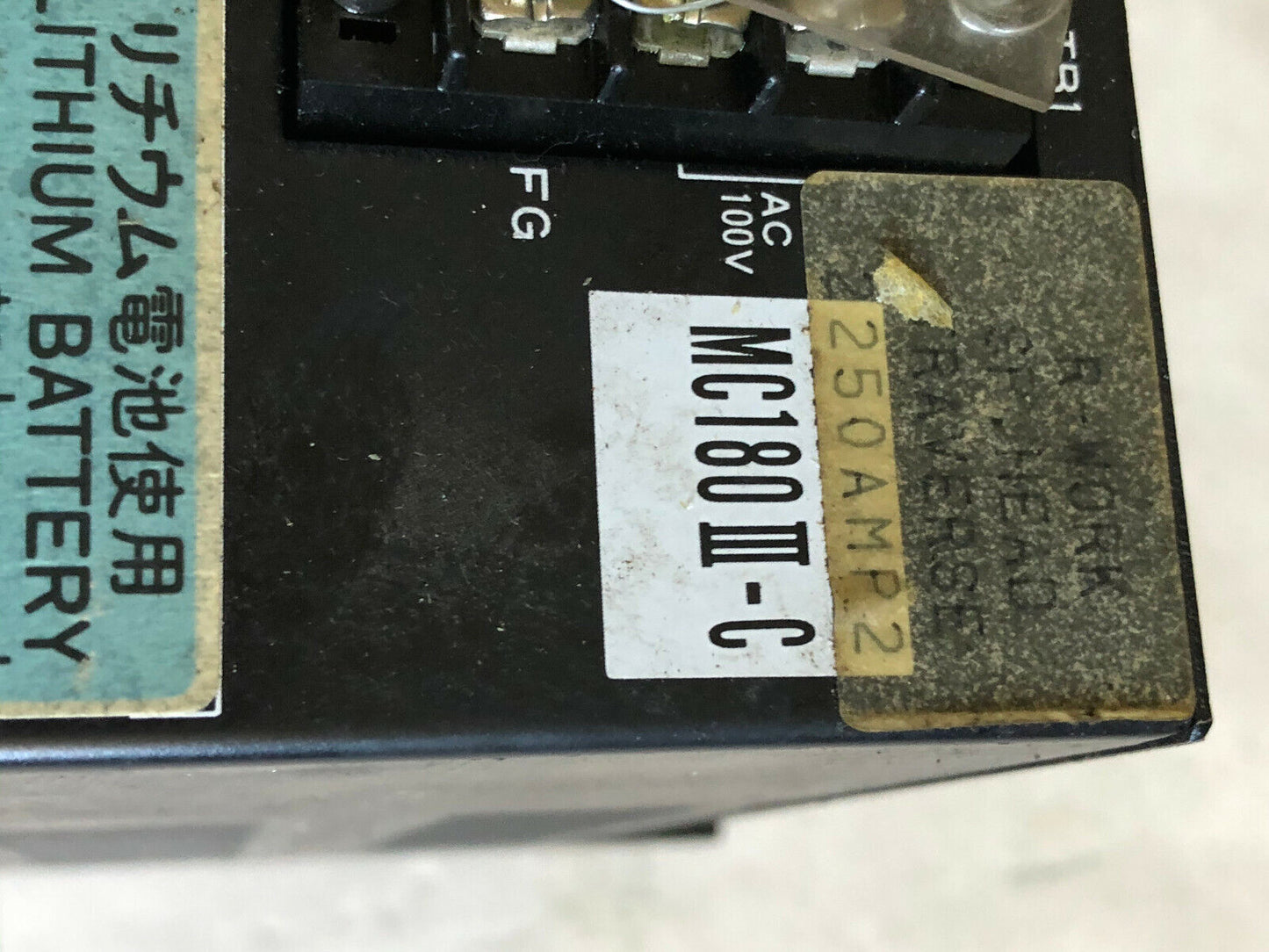 Toyoda Mc180iii-C Cnc Servo Controller Ac 100V, R-Work 250Amp2,Ch